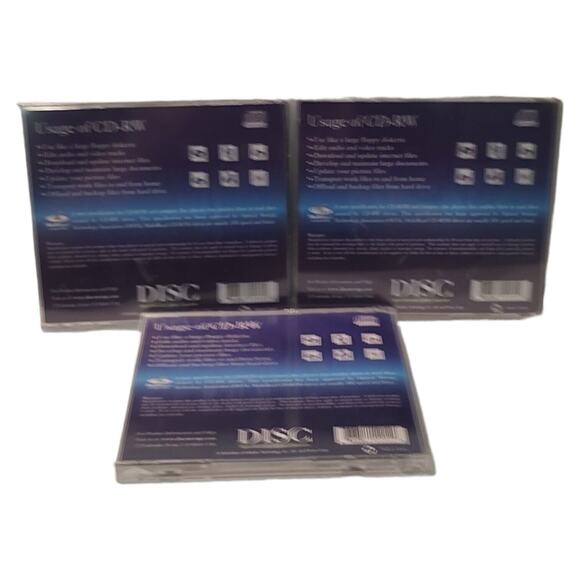 CD RW Disc 650MB 74 Min Bundle Of 3 - Picture 6 of 16